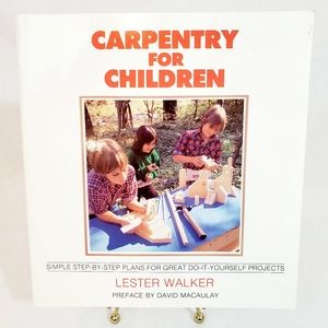 Carpentry For Children Book Overlook Press NWT